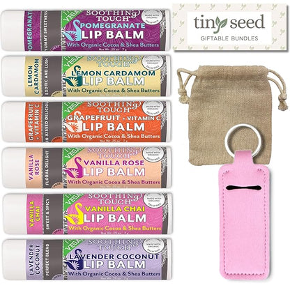 Vegan Lip Balm Set - Pack Lavender