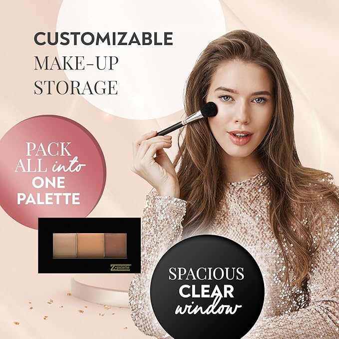 Mini Magnetic Makeup Palette, Empty Magnetic Palette, Universal