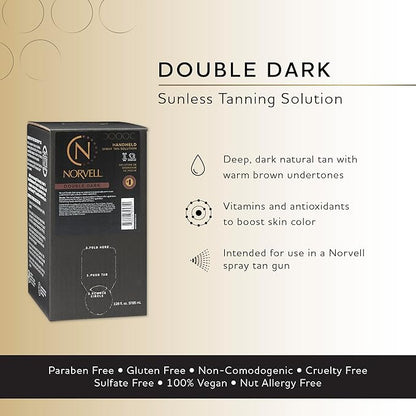 Norvell Premium Sunless Tanning Solution - Double Dark, 128 fl.oz.