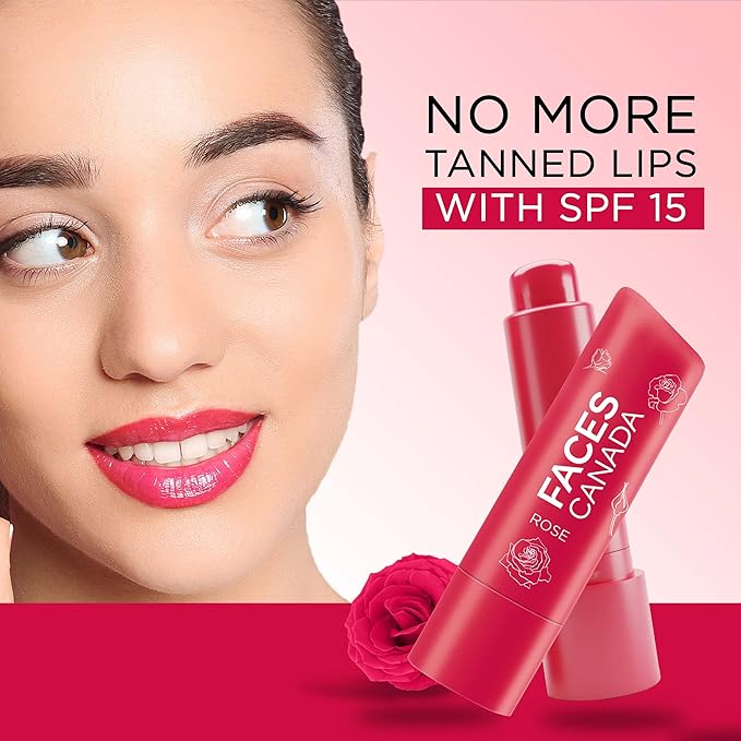 Red Tinted Lip Balm - Rose Oz/4.5g