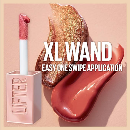 Maybelline Lifter Gloss, Hydrating Lip Gloss with Hyaluronic Lip