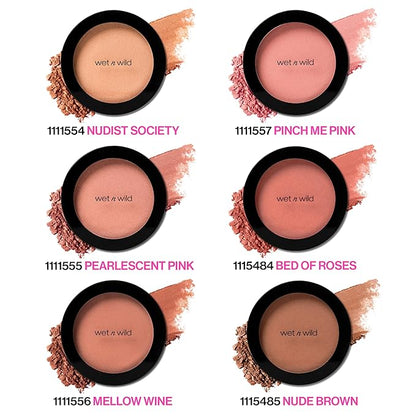wet n wild Color Icon Blush, Effortless Glow Nudist Society(Packaged)
