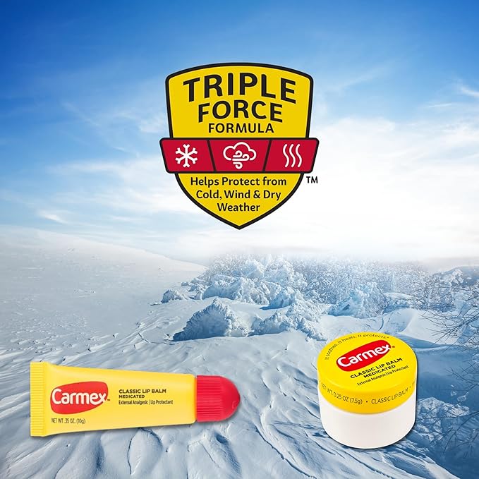 Set of 6 Medicated Lip Balms Holder