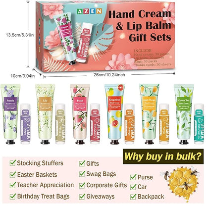AZEN 30 Sets Hand Cream Bulk Gifts
