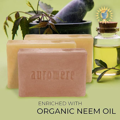 Auromere Ayurvedic Soap Variety Pack 3 x 2.75oz Natural
