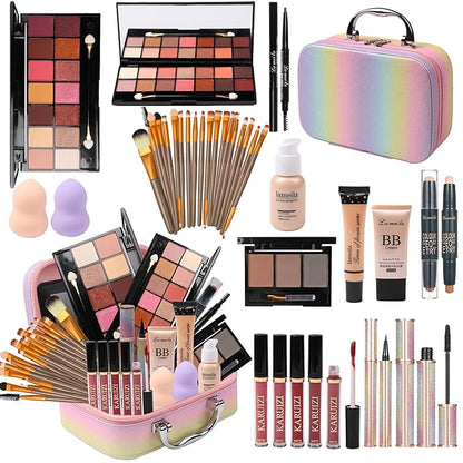 Makeup Set for Girls, Rainbow Makeup Kit, Beauty