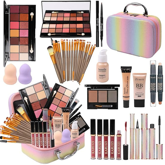 Makeup Set for Girls, Rainbow Makeup Kit, Beauty