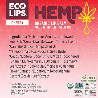 Eco Lips Organic Hemp Lip Balm
