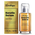 Keratin Anti-Frizz Leave-in Conditioner and Straightening Serum with Argan Oil for All Hair Types - 2 Fl. Oz.
