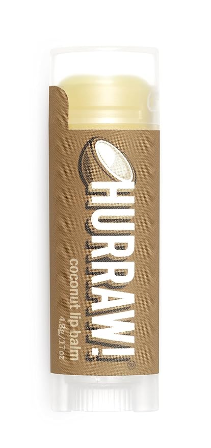Hurraw! Coconut Lip Balm: Organic, Certified