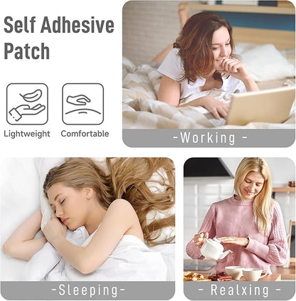 30Pcs Disposable Castor Oil Patches for Belly Button,White Castor Oil Pack Belly Wrap Cover