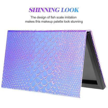 Beaupretty Empty Magnetic Eyeshadow Palette Mermaid Makeup Palette