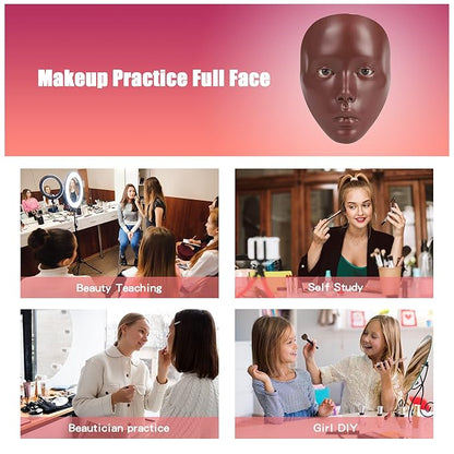 Makeup Practice Mannequin Face, 5d Reusable