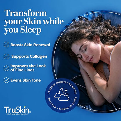 TruSkin Face Serum Trio – Hyaluronic Acid, Vitamin C & Retinol Serum for Face – Anti Aging Skin Care Set for Women – Skincare for Bright, Smooth, Hydrated & Firmer-Looking Skin, 1 fl oz, 3 Bottles