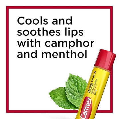 Carmex Medicated Lip Balm Sticks, Lip