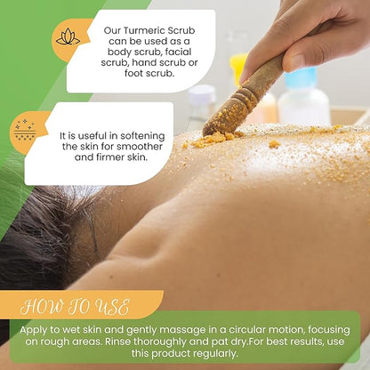 Turmeric Body Scrub - Handmade Natural