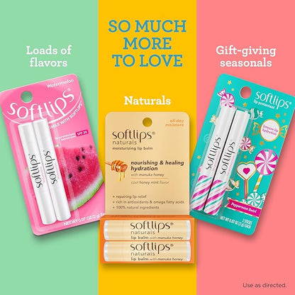 Softlips Spring Tropical Lip Balms 3-Pack