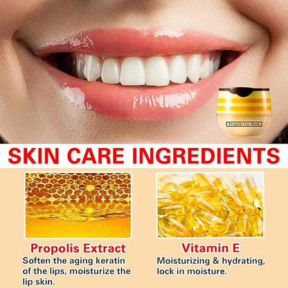 2 Pcs Lip Balm Honey Pot Lines