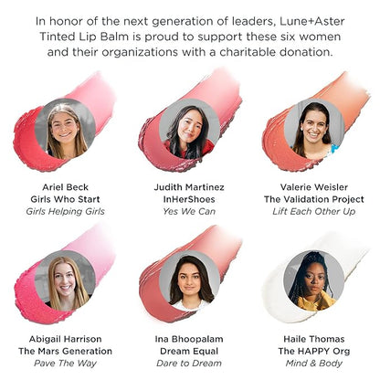 Lune+Aster Tinted Lip Balm - Girls lips