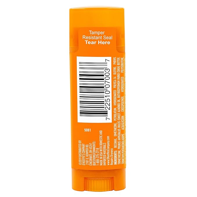 O'Keeffe's Unscented Lip Repair Lip Balm Lips,