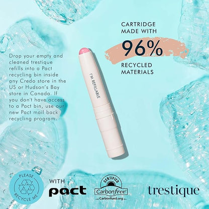 TRE'STIQUE trestique Shiny Lipstick Refill - Clean Beauty