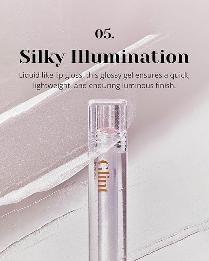 Glint Liquid Gel Highlighter (Glosser, 0.) - Multi-Use Nose, Lips. 1oz