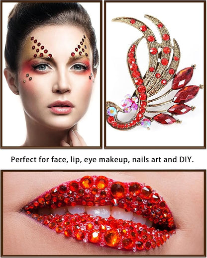 Niaconn red face jewels gems