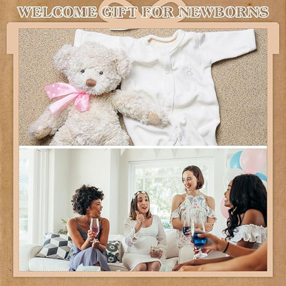 50 Sets Baby Shower Lip Balm Supplies