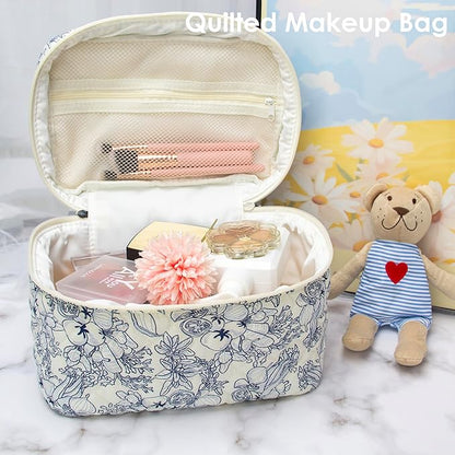Pazimiik cotton makeup bag for