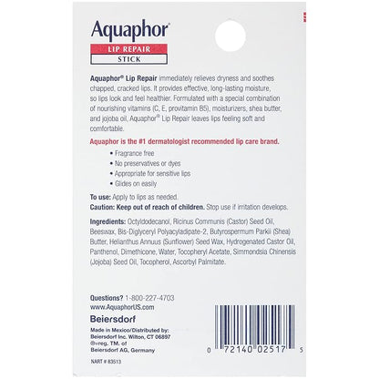 Aquaphor Lip Repair, Moisturizing Lip Balm Oz