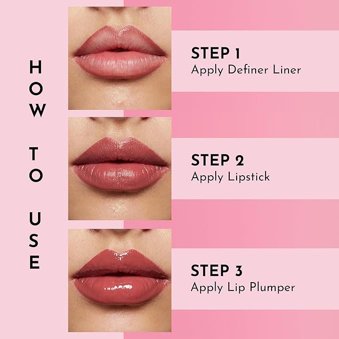 Lawless Forget the Filler Lip-Plumping Line-Smoothing Satin Cream Lipstick - Daisy Girl - Natural Ingredients Smooth and Hydrate Lips for a Plumper, Fuller Look - 3.7g