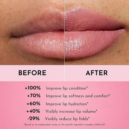 Lawless Forget the Filler Lip-Plumping Line-Smoothing Satin Cream Lipstick - Little Lady Daisy - Natural Ingredients Smooth and Hydrate Lips for a Plumper, Fuller Look - 3.7g