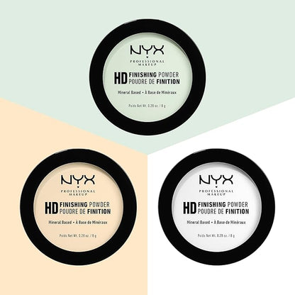 NYX PROFESSIONAL MAKEUP HD Finishing Powder, Pressed Setting - Translucent