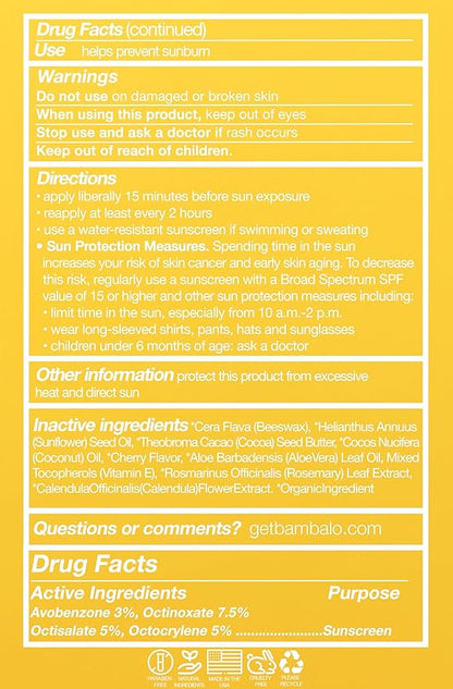 4-Pack Cherry SPF 15 Lip Balm