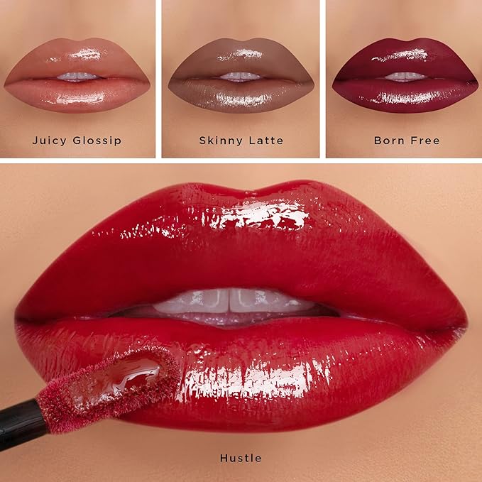 K7l dark red lip gloss