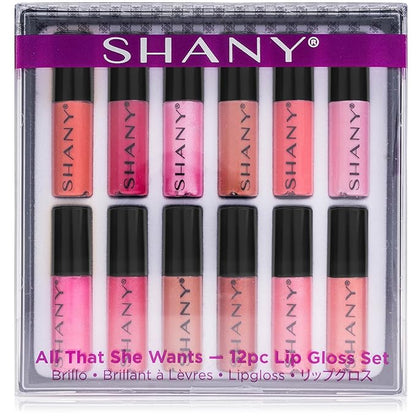 SHANY All That She Wants Lip-Gloss Set - Lip-Gloss