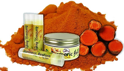 Organic Turmeric Lip Balm 3 Pack Ingredients