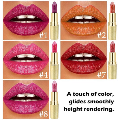 Boobeen Glitter Lipstick Hydrating Lip Balm Sparkling Shine Glitter