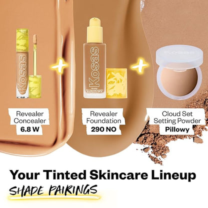 Kosas Revealer Concealer - Medium Coverage Makeup with 6.8 W)