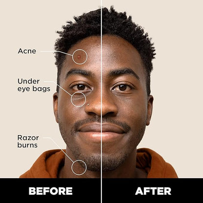 Stryx Concealer Stick Tool for Men, Deep Java Skin Tones