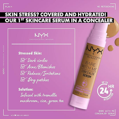 NYX PROFESSIONAL MAKEUP Bare With Me Concealer Serum, - Mocha