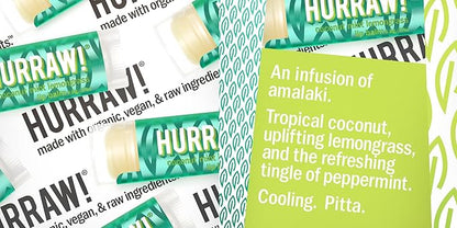 Hurraw! Coconut, Mint, Lemongrass (Pitta) Lip Palm