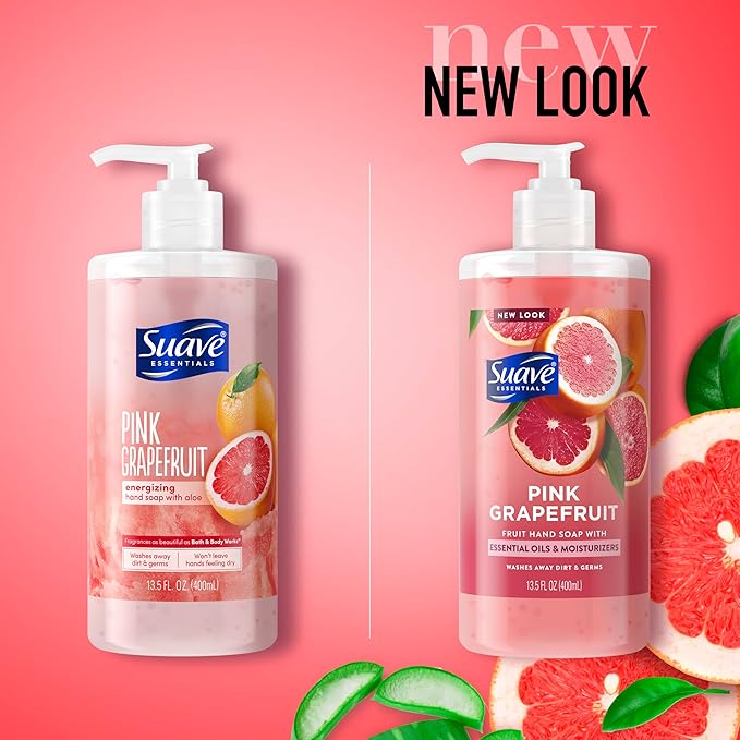 Suave Hand Soap, Pink Grapefruit +
