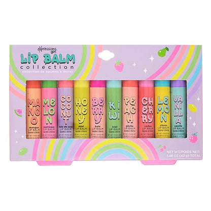 Expressions 10pc Fruity Lip Balm Collection