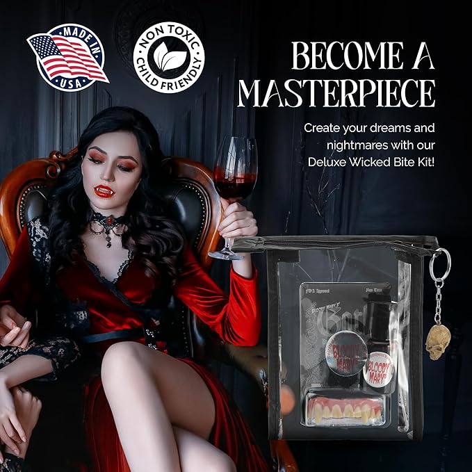 Vampire SFX Makeup Kit - Deluxe 2 Oz