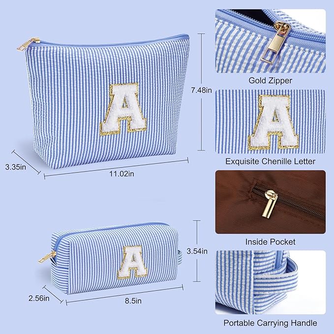 Yoolife initial makeup bag gifts