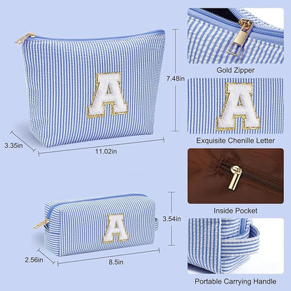 Yoolife initial makeup bag, makeup