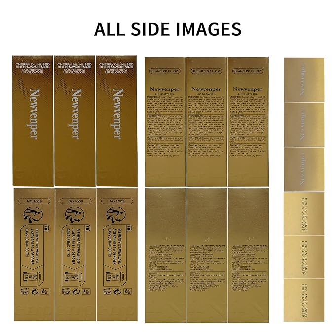 Hydrating Lip Oil Long Lasting Plumping Lip Gloss Lip Glow Oil Transparent Toot Lip Balm Moisturizing Lip Oil for Lip Care and Dry Lips 3pcs