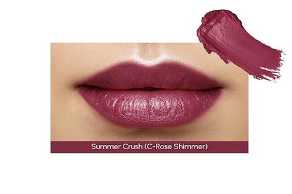 Mom's Secret Lily Natural Lipstick, Natural Moisture with Vitamin E coupled with Organic Grapeseed and Organic Jojoba Oils, Vegan, Paraben Free, Made in the USA. 0.14 oz. (Summer Crush)