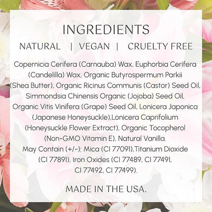 Mom's Secret Lily Natural Lipstick, Natural moisture with Vitamin E coupled with Organic Grapeseed and Organic Jojoba Oils, Vegan, Paraben Free, Made in the USA. 0.14 oz. (Ooh La La)